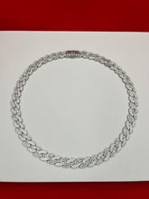 Iced-out Pure Silver Chain 21.5”